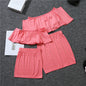 One-Word Ruffled Suit Skirt Mother And Daughter