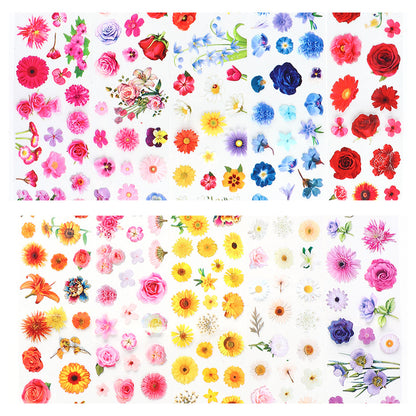 Nail Sticker Ins Retro  Floral Rose Nail Lace Paper Star Transfer Paper Nai