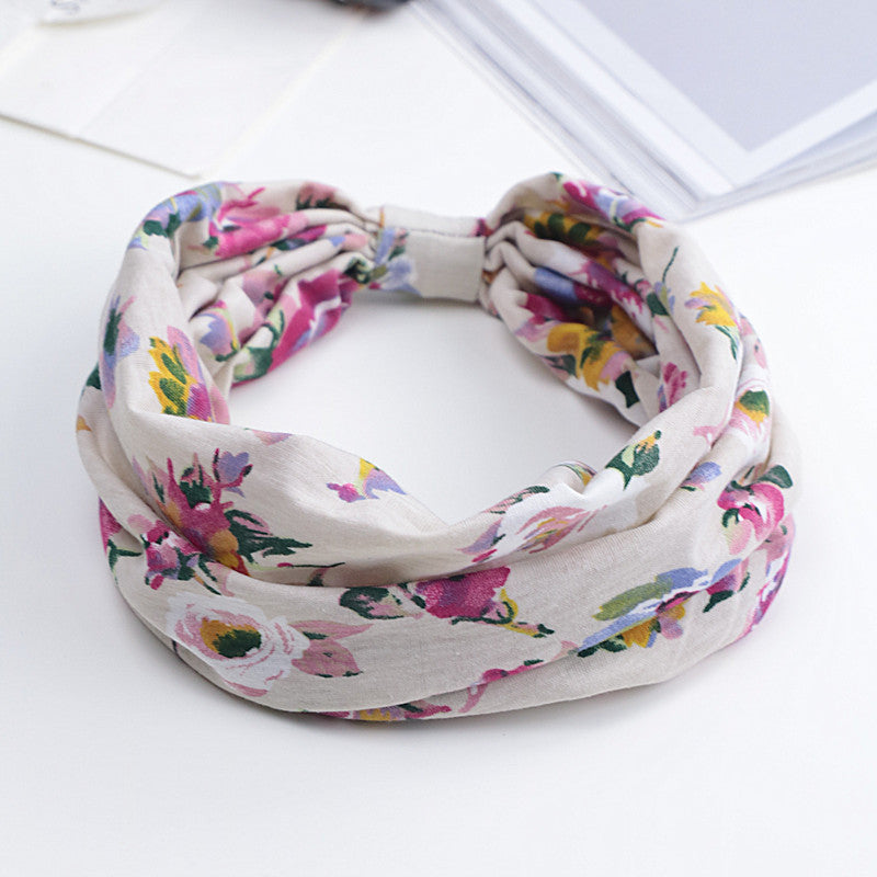 Summer Korean Face Wash Hairband Female Sweet Wide-Brimmed Headband Makeup Headgear Simple Headband Super Fairy Headband Hair Accessories