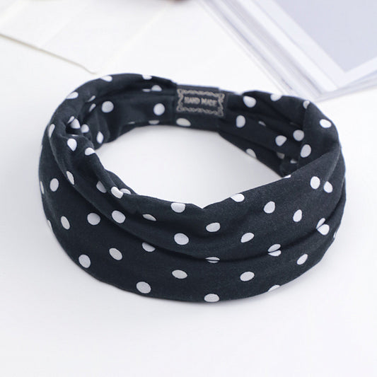 Summer Korean Face Wash Hairband Female Sweet Wide-Brimmed Headband Makeup Headgear Simple Headband Super Fairy Headband Hair Accessories