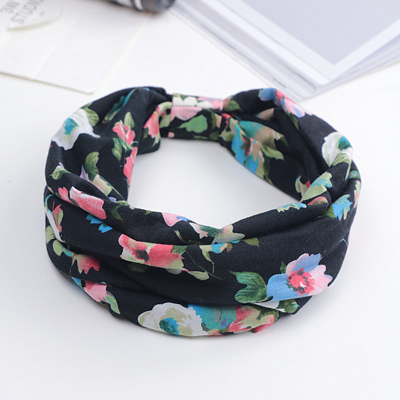 Summer Korean Face Wash Hairband Female Sweet Wide-Brimmed Headband Makeup Headgear Simple Headband Super Fairy Headband Hair Accessories