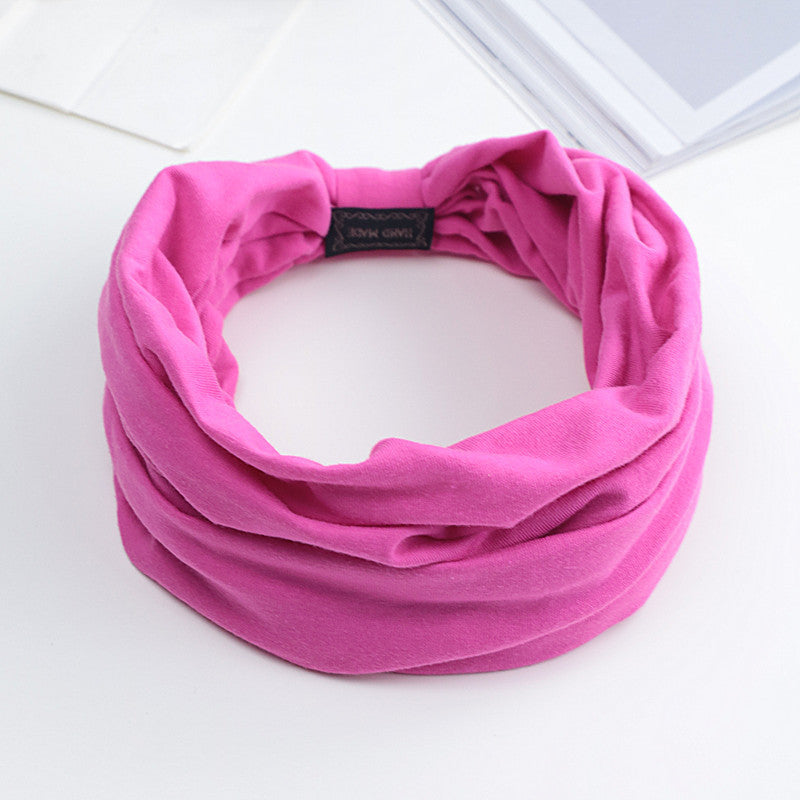 Summer Korean Face Wash Hairband Female Sweet Wide-Brimmed Headband Makeup Headgear Simple Headband Super Fairy Headband Hair Accessories
