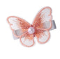 Pearl Embroidery Butterfly Bangs Clip Decorative Clip