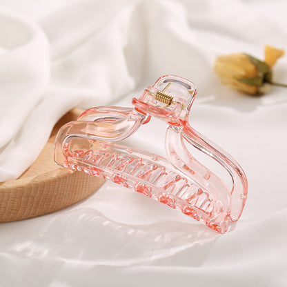 Pearl Embroidery Butterfly Bangs Clip Decorative Clip