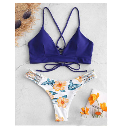 Sexy Braided Bikini Swimsuit