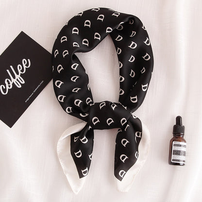 Silk Scarf All-match Snood Small Square