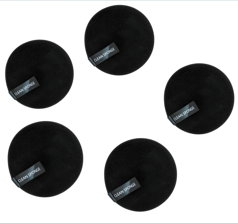 Magic Lazy Water Makeup Remover Powder Puff Short Hair Round Face Wash Makeup Remover Sponge