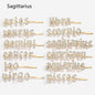 Constellation Word Clip English Character DIY Hairpin Hair Accessories Personalized Custom Wholesale