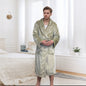 Couple Bathrobe Long Pajamas Homewear