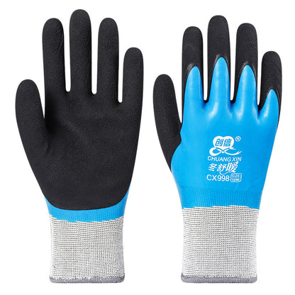 Cold Protection Thickening Fleece-lined Warm Full Labor Gloves