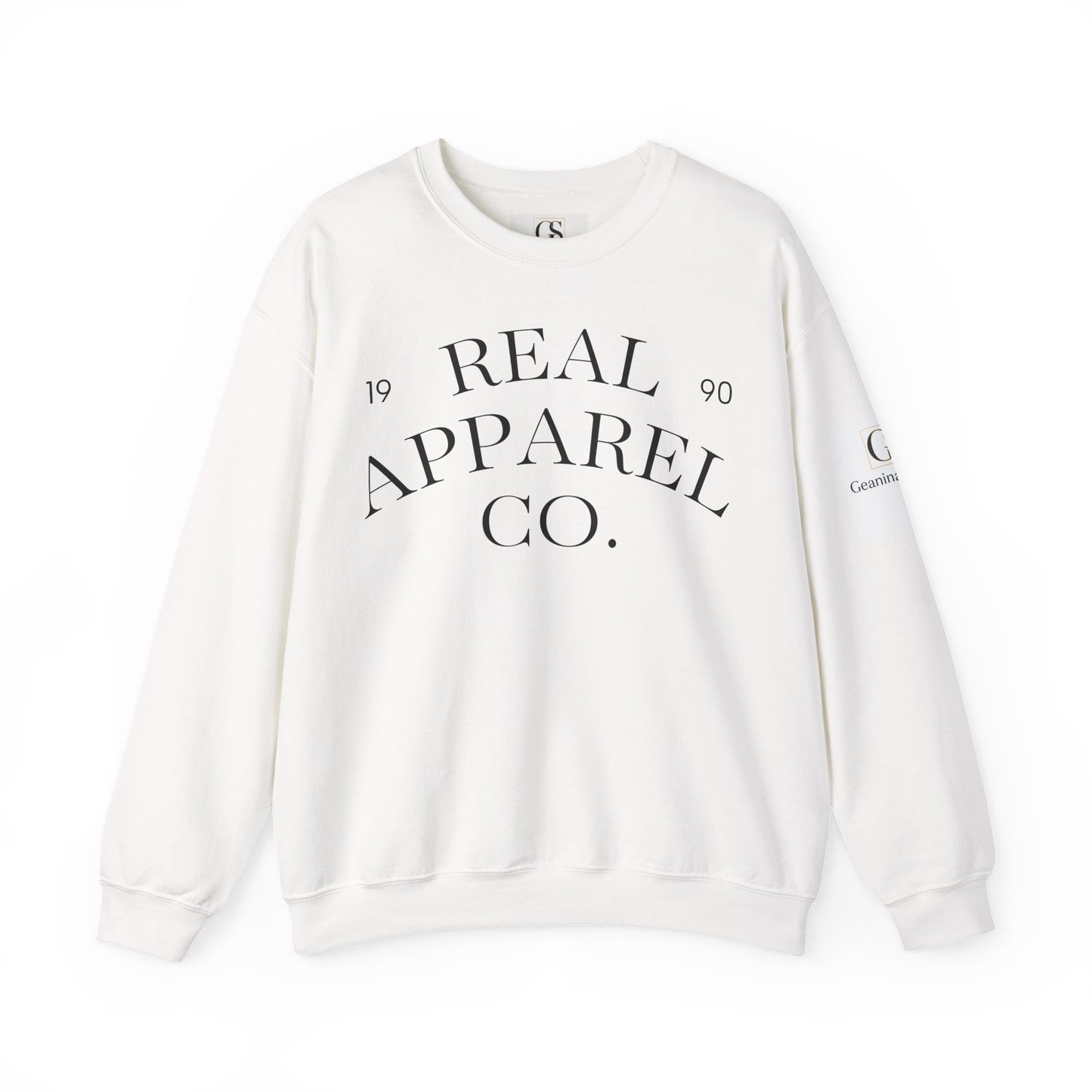 Real Apparel Co. Crewneck Sweatshirt — Vintage Logo Pullover