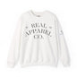 Real Apparel Co. Crewneck Sweatshirt — Vintage Logo Pullover