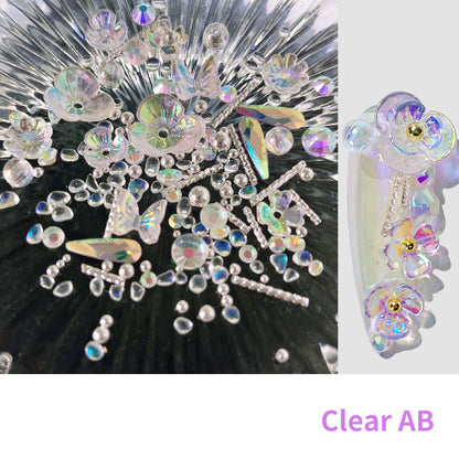 Flower Butterfly Nail