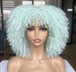 Small Curly Hair Rose Mesh Synthetic Headgear