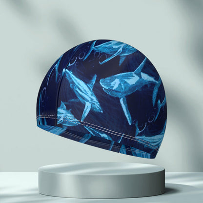 Simple Printing High Elastic Comfortable Swimming Cap