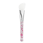 Single silicone mask brush with silicone brush soft tip