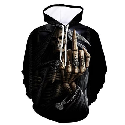 New Fashion Loose Printed Hoodie Men