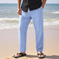 Tether Wide Leg Straight Men's Casual Pants