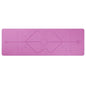 Tpe yoga mat body position line 6mm non-slip environmental protection fitness yoga mat