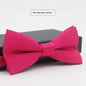 Men's Solid Color Formal Wear Wedding Business Casual Groom Groomsman Bow Tie