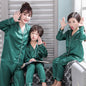 Children's pajamas parent-child ice silk home service suit