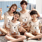 Parent Child Cotton Summer Short-sleeved Cartoon