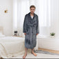 Couple Bathrobe Long Pajamas Homewear