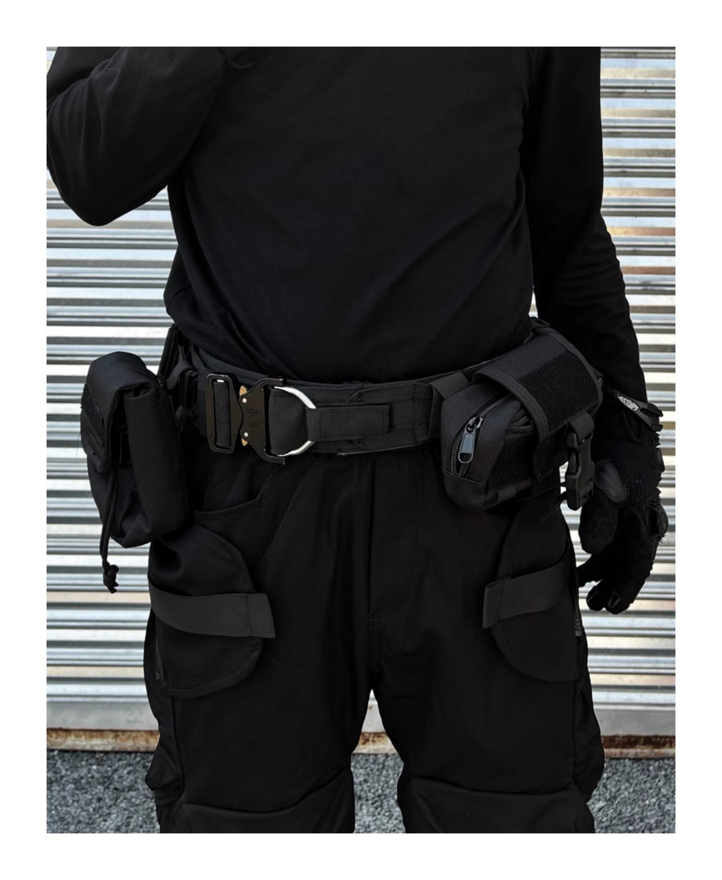 High Street Function Detachable Multifunctional Tactical Belt Waist Bag Suit