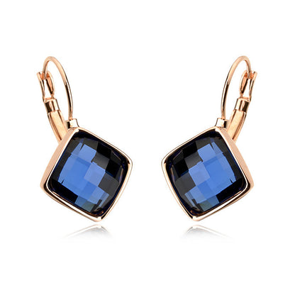 Korean Style Graceful Earrings Simple Square