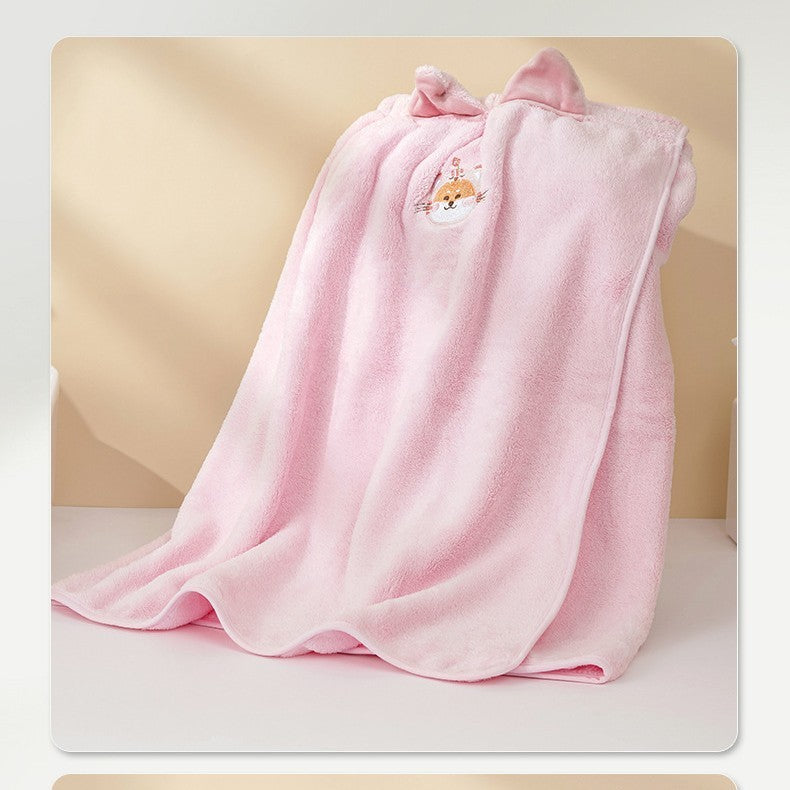 Cartoon Bath Towel Set Female Strong Water-absorbing Quick-drying