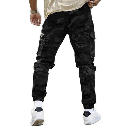European Size American Retro Multi-pocket Camouflage Cargo Pants