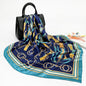 Spring And Autumn New 90cm Silk Scarf Silk Square