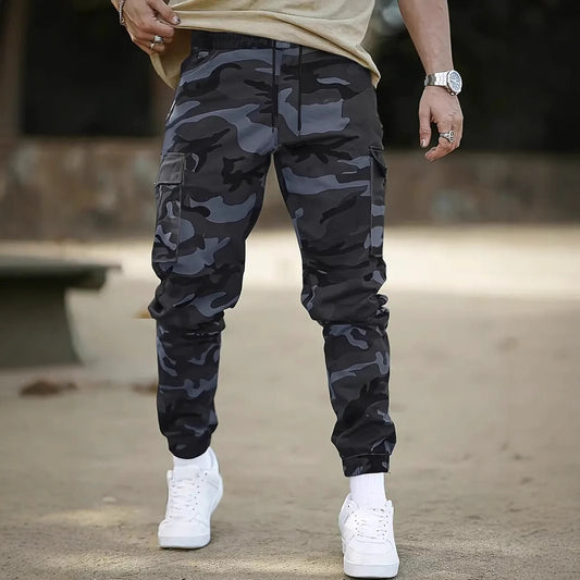 European Size American Retro Multi-pocket Camouflage Cargo Pants