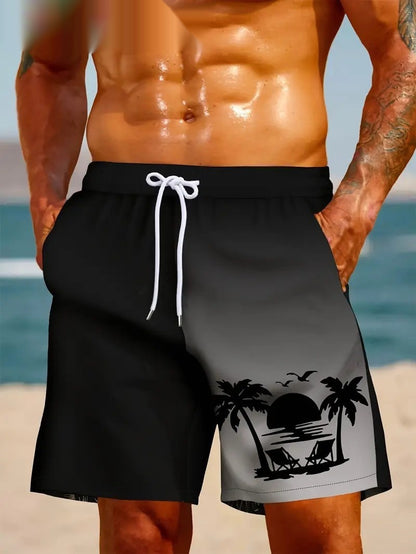 Fashion Printed Casual Men's Beach Shorts