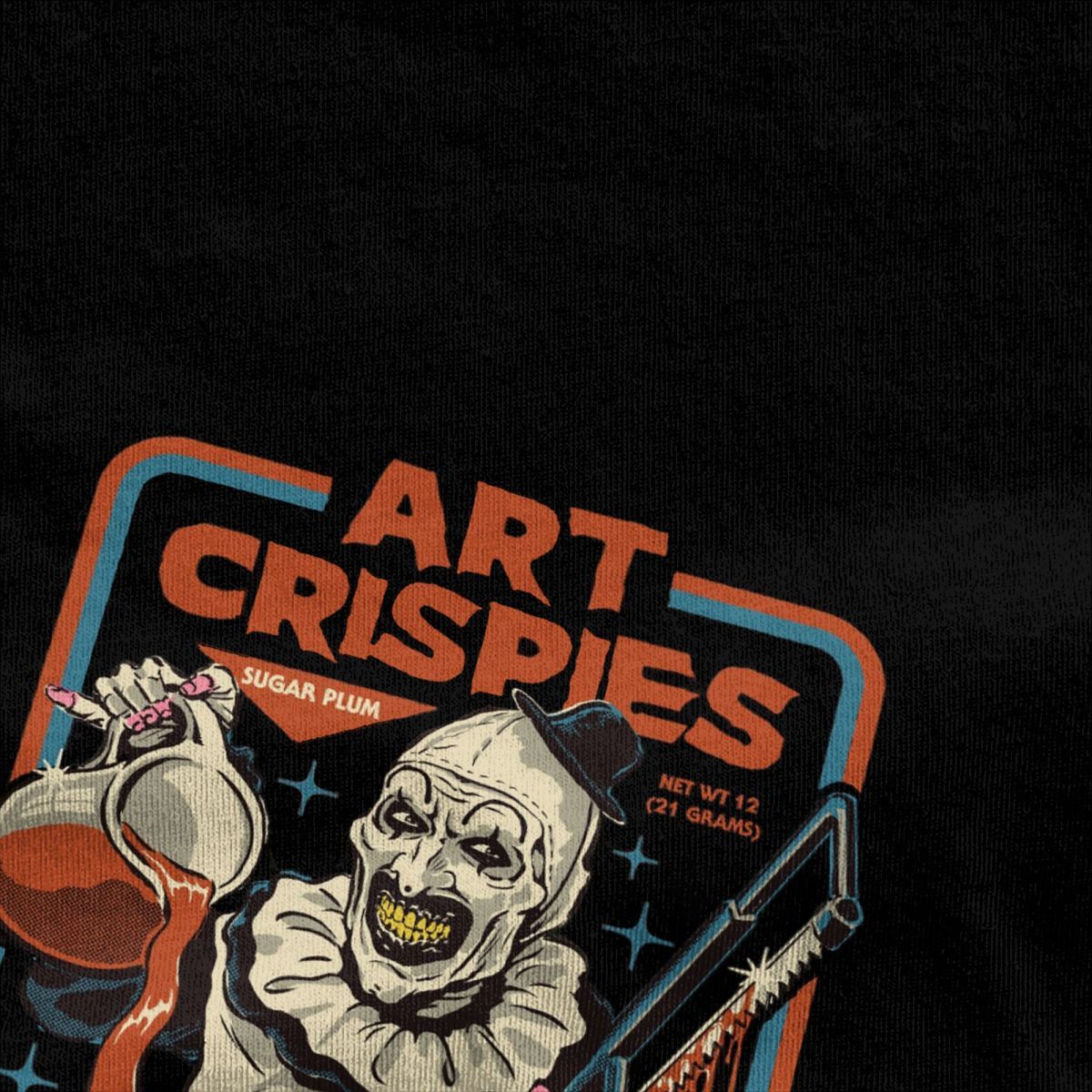 Art Crispies Scary Clown Shirt Solid Color