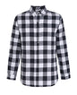 Teenage Men's Checked Long-sleeved Casual Shirt