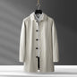 Trench Coat And Overcoat Light Luxury Casual Korean Style Temperament Coat Men's Light Winter