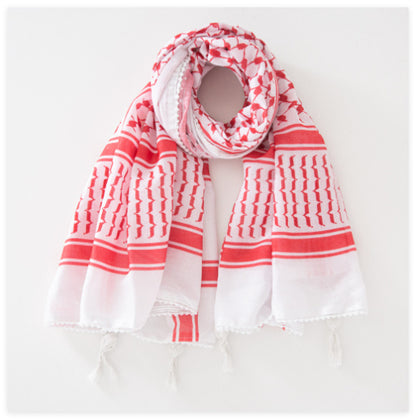 Men's Keffiyeh Jacquard Warp Knitting