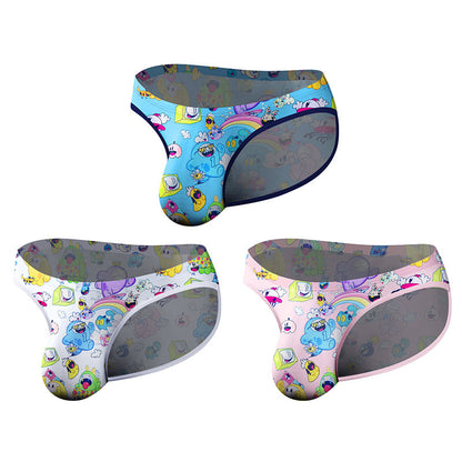 Cartoon Bikini High Fork Men's Briefs