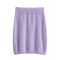 Mink-like Wool Skirt Women's Classic Style Knitted Skirt Hip Skirt