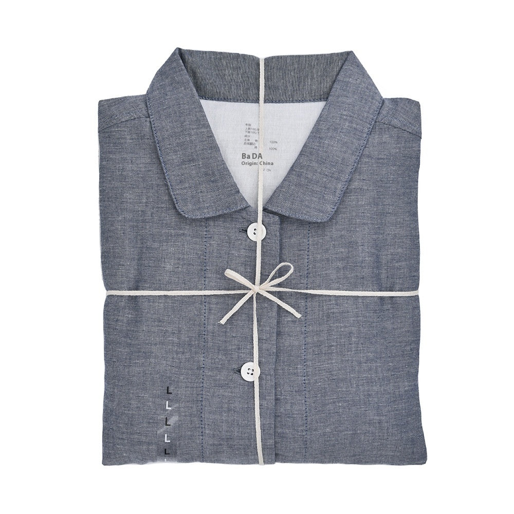 Double-layer Yarn Pajamas Without Printing