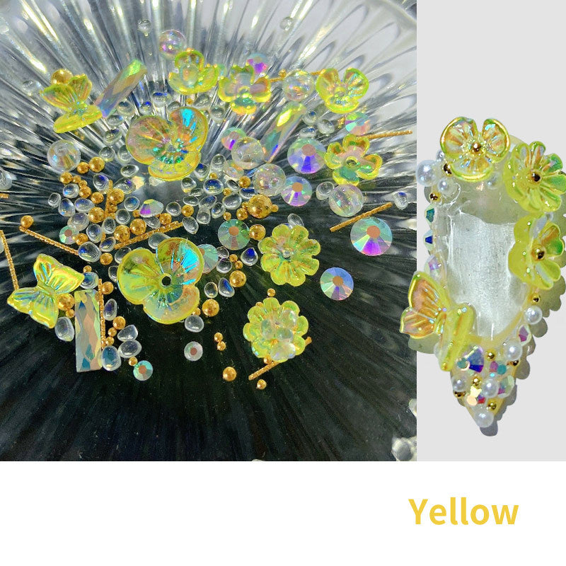 Flower Butterfly Nail