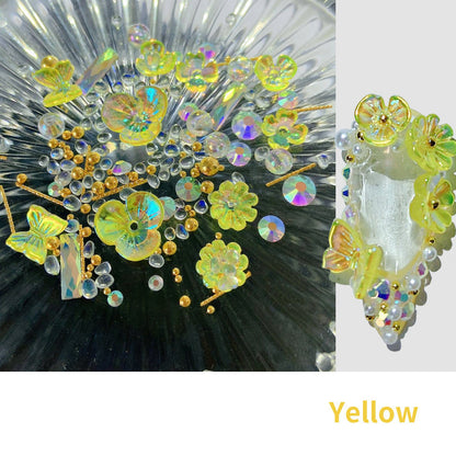 Flower Butterfly Nail