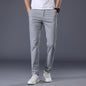Men's Solid Color Casual Pants Korean Style Straight Trousers