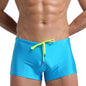Men's Boxer Swimming Trunks Fashion Lace-up Design