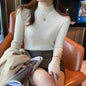 Women's Half Turtleneck Thickened Spring And Autumn Sweater