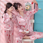 Children's pajamas parent-child ice silk home service suit