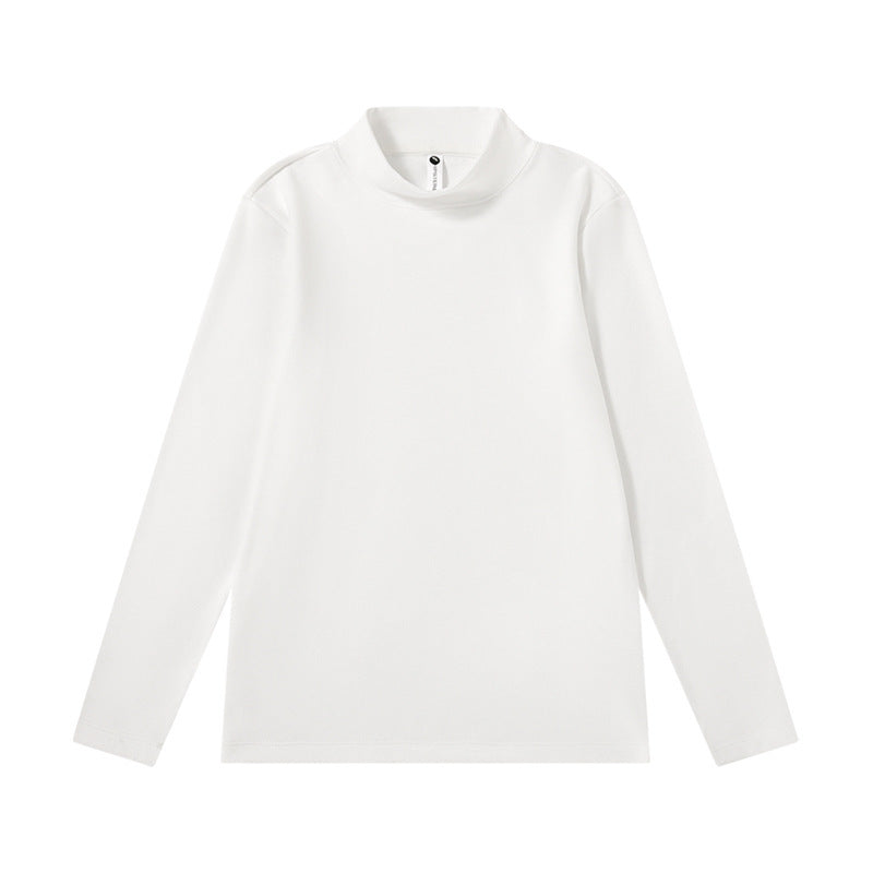 Autumn And Winter Pullover Stand Collar Boys Undershirt