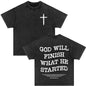 An Sngth Bible Verse Retro Washed T-shirt