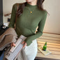 Women's Half Turtleneck Thickened Spring And Autumn Sweater